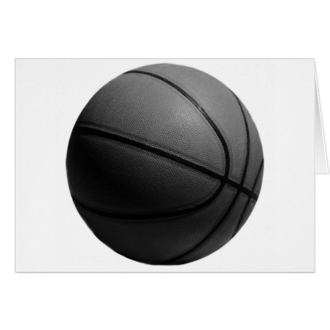 Baloncesto blanco y negro (Anverso (Horizontal))