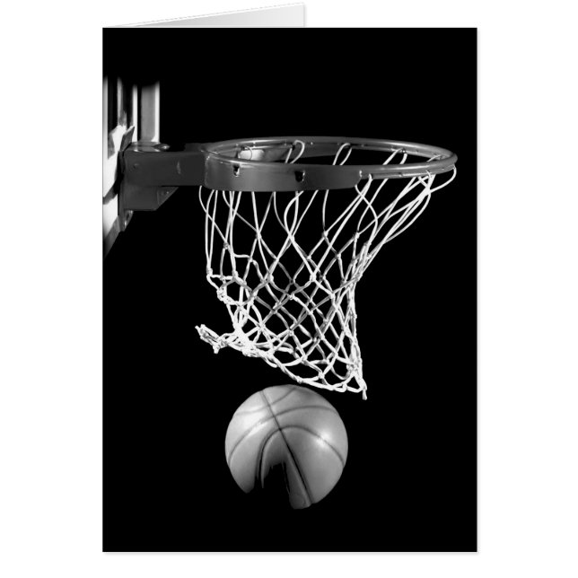 Baloncesto blanco y negro (Frente)