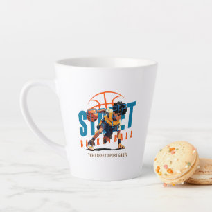 Baloncesto callejero   Taza de café latte