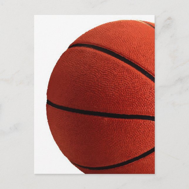 Baloncesto cerrando tarjetas postales verticales (Anverso)