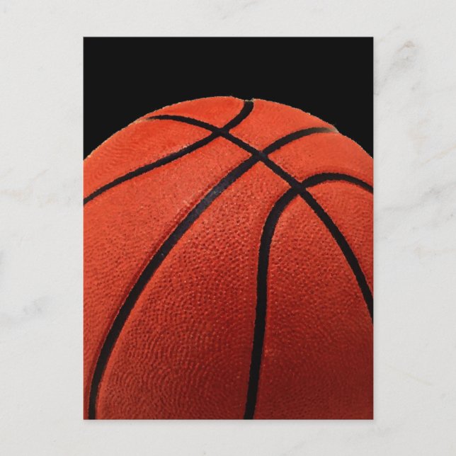 Baloncesto cerrando tarjetas postales verticales (Anverso)