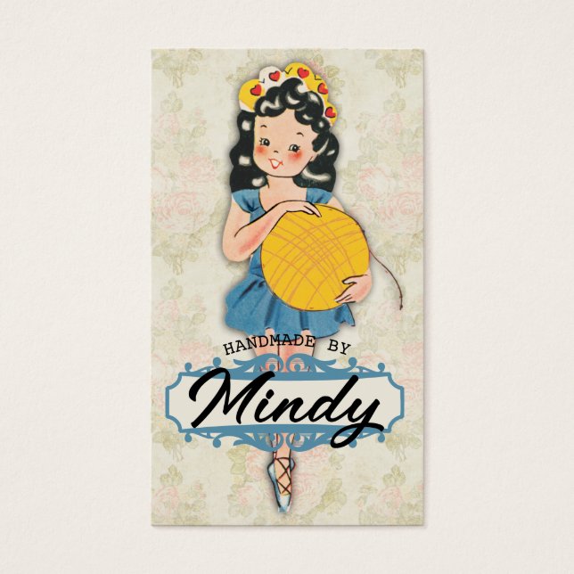 Baloncesto chica de corbatas de hilo (Frente)