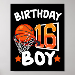 Baloncesto De 16 Años Decoración De Niño De 16 Año
