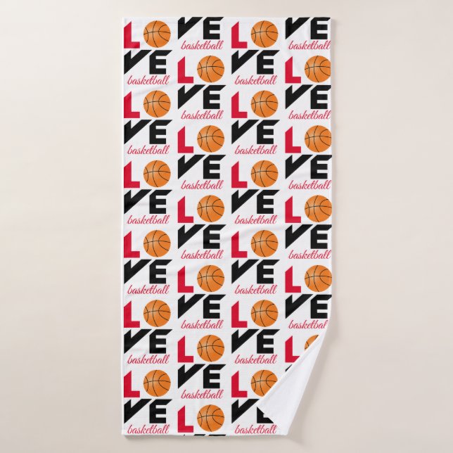 Baloncesto de amor (Toalla de baño)