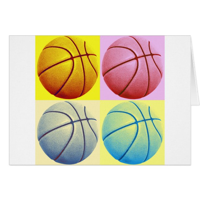 Baloncesto de arte pop (Anverso (Horizontal))