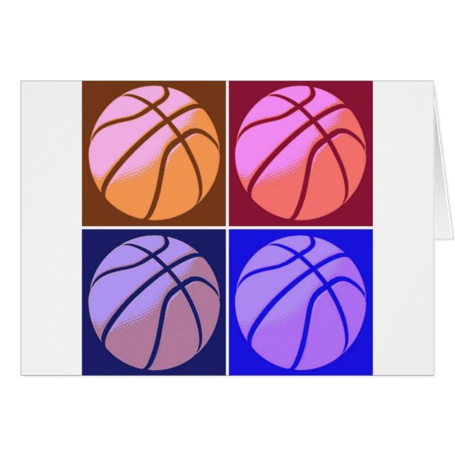 Baloncesto de arte pop (Anverso (Horizontal))