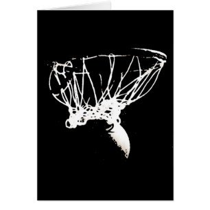 Baloncesto de arte pop blanco negro