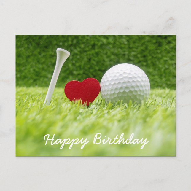 Baloncesto de golf con tarjeta de golf y tee on gr (Anverso)