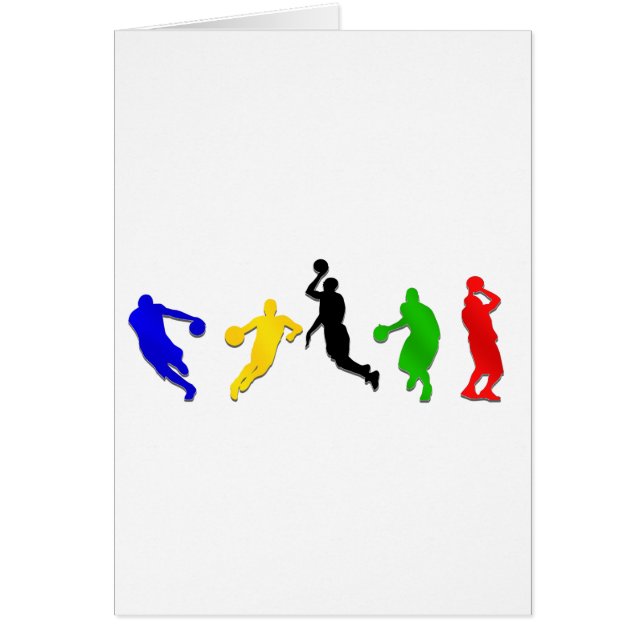 Baloncesto de los aros   de los jugadores de (Frente)