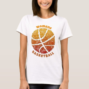 Baloncesto de mujeres camisetas
