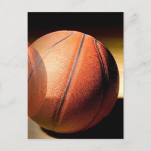 Baloncesto en sombras cierra tarjetas postales ver