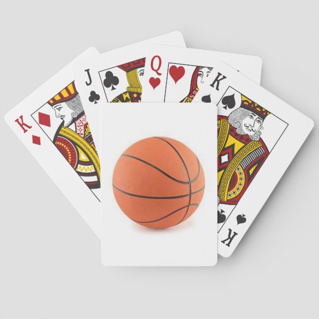 Baloncesto en una cubierta de cartas de juego (Reverso)