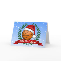 Baloncesto estilo navidad