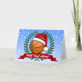 Baloncesto estilo navidad