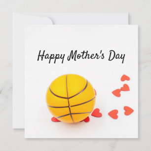 Baloncesto Feliz Día de la Madre a mamá con amor