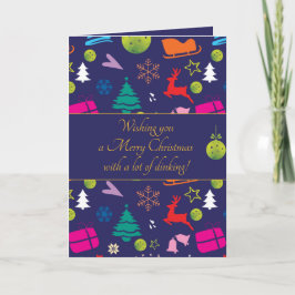 Baloncesto 🎄 Feliz Navidad, tarjeta de texto pers