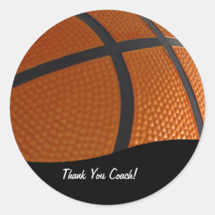 Baloncesto Gracias Pegatinas