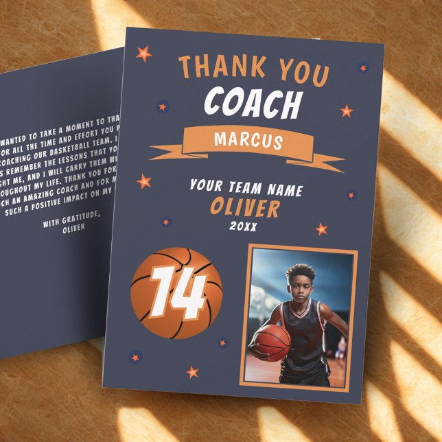 Baloncesto moderno Foto Tarjeta de entrenador (Subido por el creador)