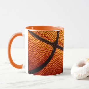 Baloncesto Naranja Con Granos, Taza de Café