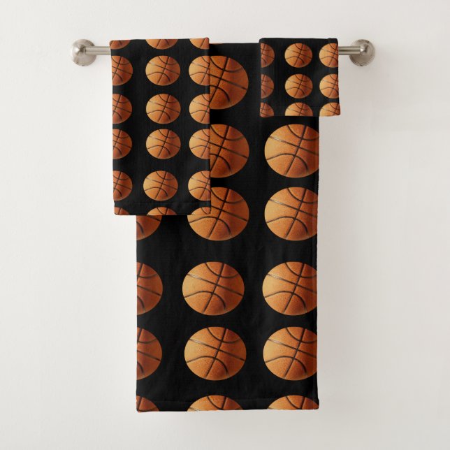 Baloncesto naranja En Negro, (In situ)