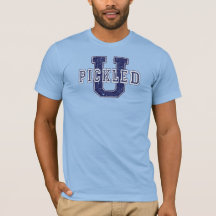 Baloncesto "Pickled U" Camisa de té masculina