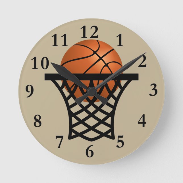baloncesto que entra el reloj del aro (Anverso)