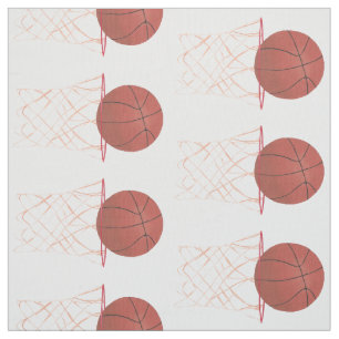 Baloncesto que hace que la cesta pesca la tela del