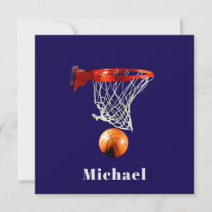 Baloncesto Reemplazar con tarjeta de nombre