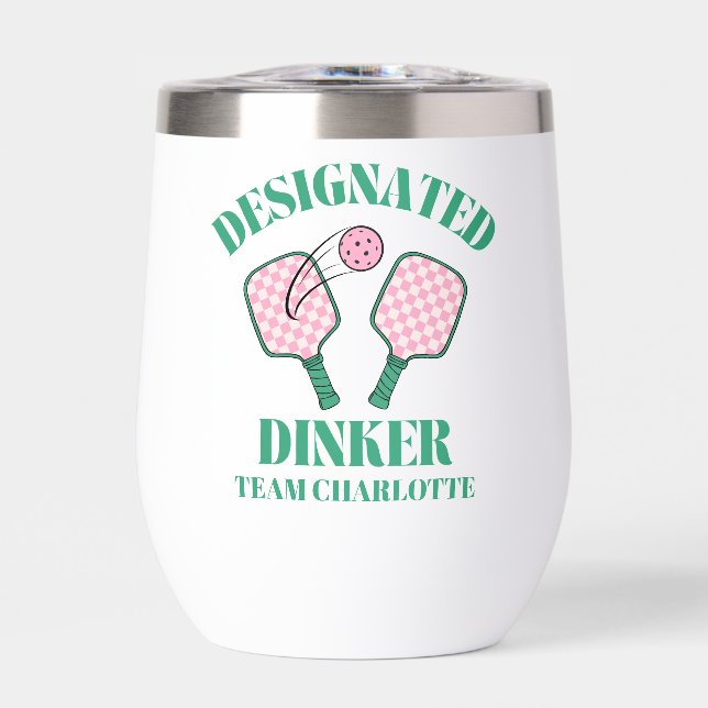 Baloncesto retro designado Dinker Cumpleaños (Frente)