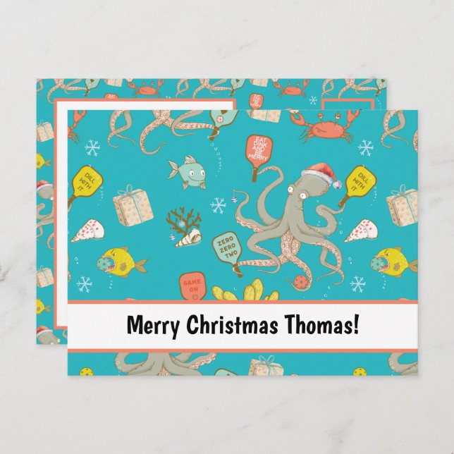 Baloncesto subacuático , tarjeta postal de la mino (Anverso / Reverso)