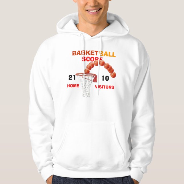 ¡BALONCESTO! SUDADERA CON CAPUCHA (Anverso)