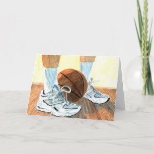 Baloncesto zapatos Tarjetas de felicitación