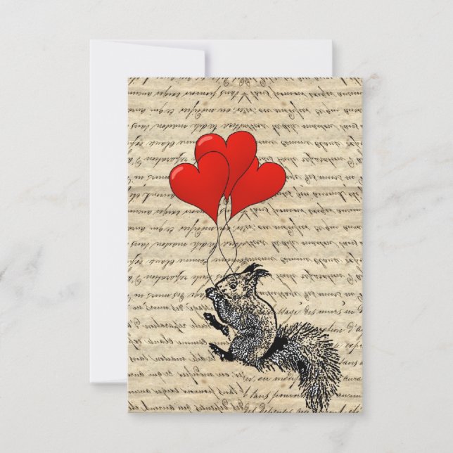 Balones de ardilla y corazón (Anverso)