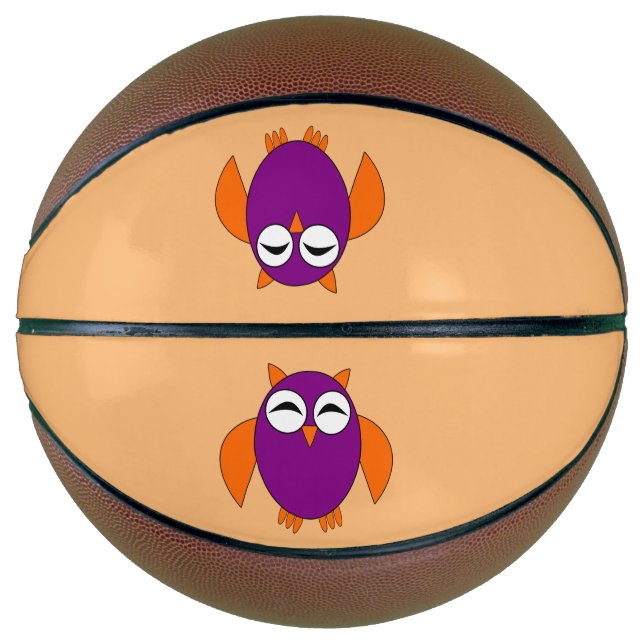 Balones de Baloncesto de Búho de Halloween Lindos (Anverso)
