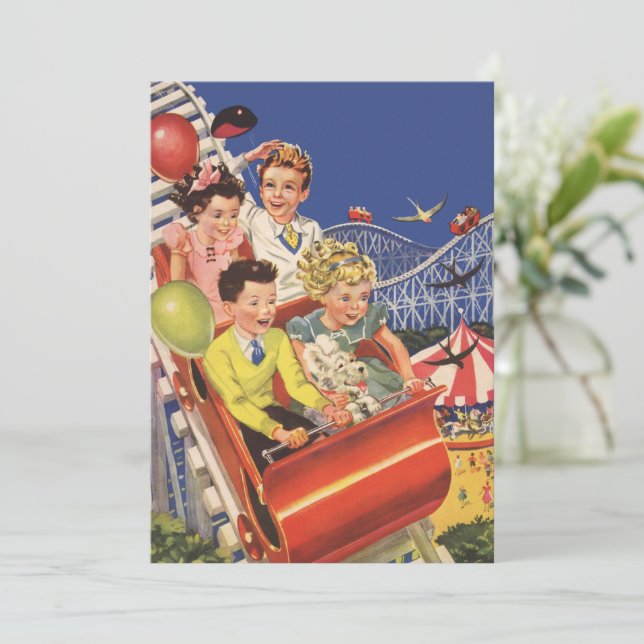 Balones de niños de la época de la montaña rusa de (Anverso de pie)