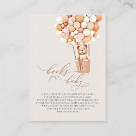 Balones de oso marrón Tarjeta de envoltorio para b