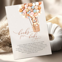 Balones de oso marrón Tarjeta de envoltorio para b