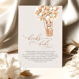 Balones de oso marrón Tarjeta de envoltorio para b