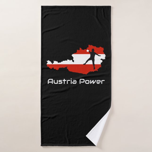 Balonmano -Austria Power Austria Camiseta (Toalla de baño)