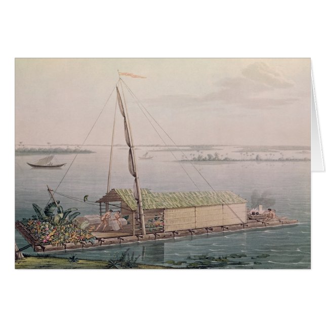 Balsa en el río de Guayaquil (Anverso (Horizontal))