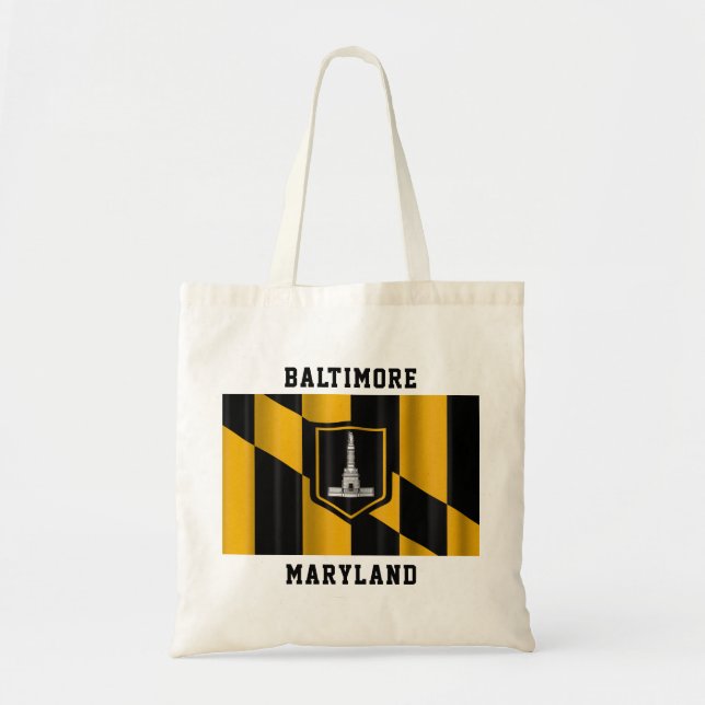 Baltimore, bolsa de toscas con la bandera oficial  (Frente)