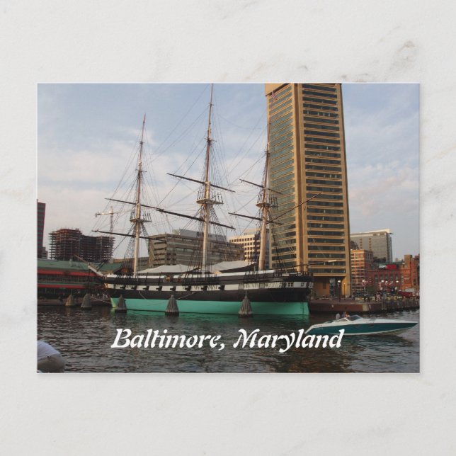 Baltimore, postal de Maryland (Anverso)