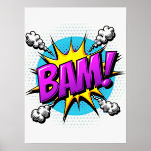 ¡BAM! Explosión de explosión pop - Arte de estilo