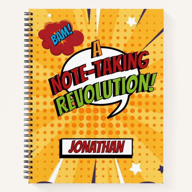 ¡BAM! Libro de historietas genial personalizado de (Anverso)