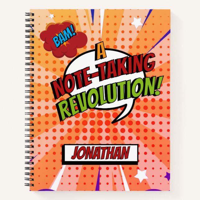 ¡BAM! Libro de historietas genial personalizado de (Anverso)