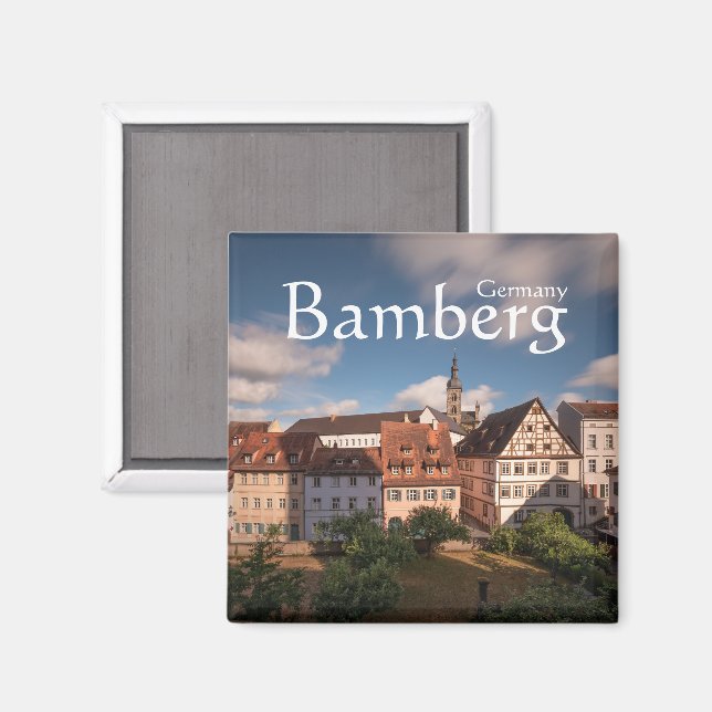 Bamberg Alemania Imán (Anverso/Reverso)