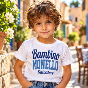 Bambino Monello Camiseta Divertida para Niño Itali