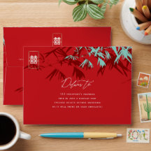 Bambú deja doble felicidad a Boda chino