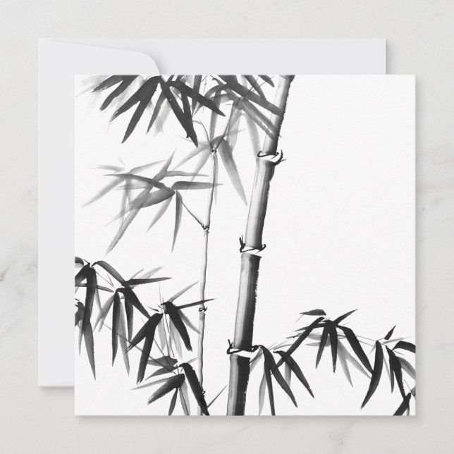 Bambú - estilo chino - sin marco (Anverso)