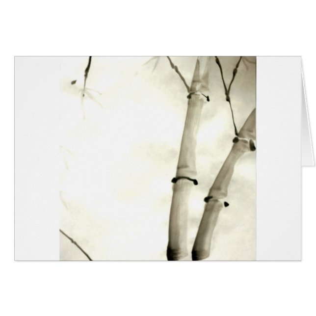 Bambú y hojas (Anverso (Horizontal))